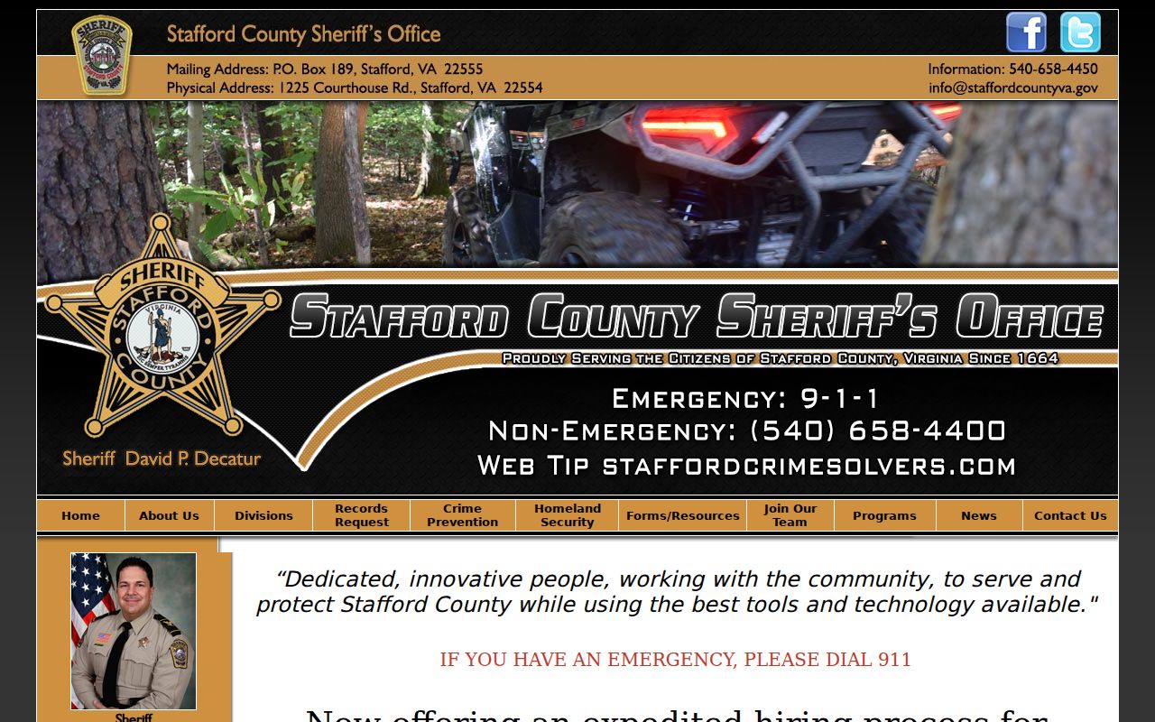 Stafford County sheriff's office